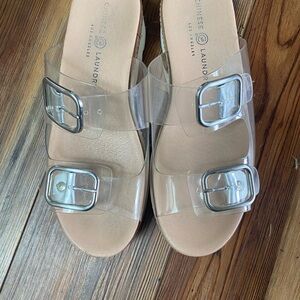 Chinese Laundry Women's Clear Sandals